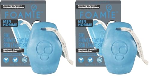 Foamie Men 3en1 Gel de Ducha & Champú Sólido (Paquete de 2)