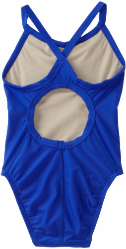Tyr Sport Girls' Solid Diamondback Swim Suit (Royal, 22) #TOP1