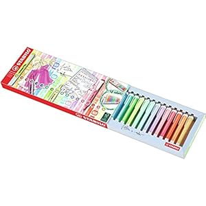 STABILO EO275/18-01-5 Tekstmarkeerstift – swing cool – 18 stuks bureauset – met 18 verschillende kleuren, 8 neonkleuren…