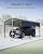 10X15 FT Heavy-Duty Metal Carport, Galvanized Steel Vehicle Shelter Canopy with 2800Lb Snow Load & 12 Wind-Resistant for Trucks, Tractors, Boats, RVs