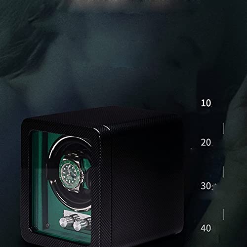 Caja expositora de relojes mecánicos automáticos con función winder y almacenamiento de joyas 3