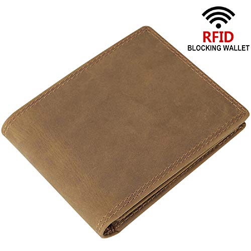 Customized Leather Front Pocket Wallet - Slim Wallet RFID Minimalist Credit Card Wallets - Personalized Gift (to Son from Mom)4