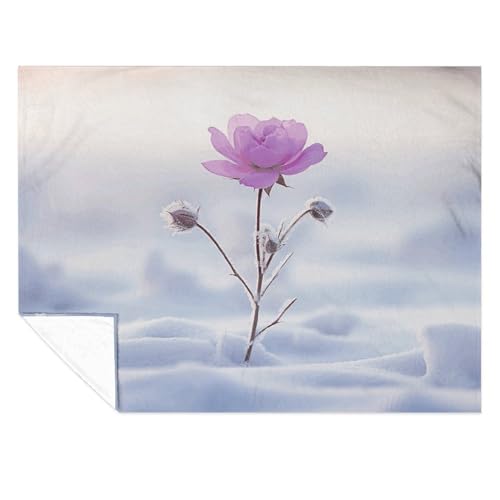 Couverture en micro polaire légère chaude anti-frisson pour grand lit