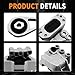 GLOCRORET 3Pcs Engine Motor Mount Kit Compatible with Jeep Renegade 2015-2020, Compass 2017-2020, for Fiat 500X 2016-2018, Ram Promaster City 2.4L 2015-2020, Replaces 68363756AA 68258599AA 68363755AA