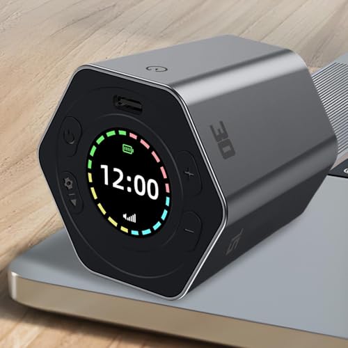 Minuteur numérique avec capteur de rotation fluide et batterie rechargeable 60 heures