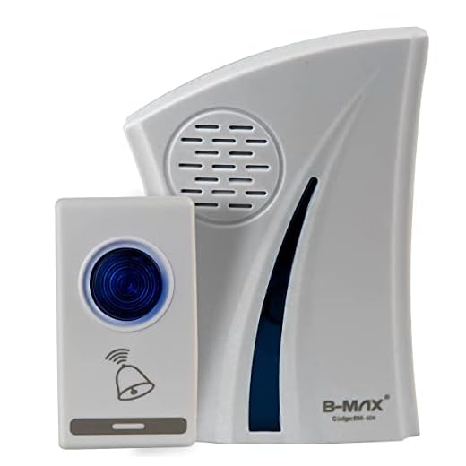 Campainha Sem Fio 36 Músicas Toques Wireless Pilha 15 Metros B-MAX BM-604