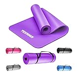 Hervorragende Dämpfung und Belastbarkeit: Die ziemlich Dicke und hohe Dichte von 10 mm bietet eine hervorragende Dämpfung und Belastbarkeit. Sie polstert Wirbelsäule, Hüften, Knie und Ellbogen bequem auf einem harten Boden.