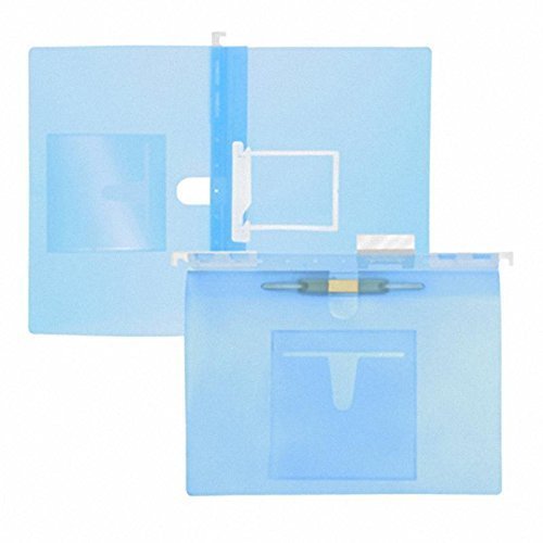 Foldersys Multi-Hängehefter A4 PP U-Clip/Heftzunge blau transluzent