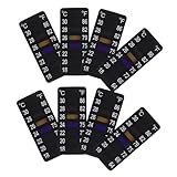 DECORNIJIA 8 Stück Teiliges Selbstklebende Thermometer Aufkleber für Gärbehälter Präzise Temperaturmessung für Brauen und Fermentation Digitale Anzeige Sichere Materialien Einfach
