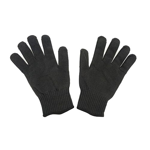 DOITOOL Cut Protection Gloves Level 5 Safety Kitchen Safety Gloves Anti-cut Breathable Comfortable Black Pair