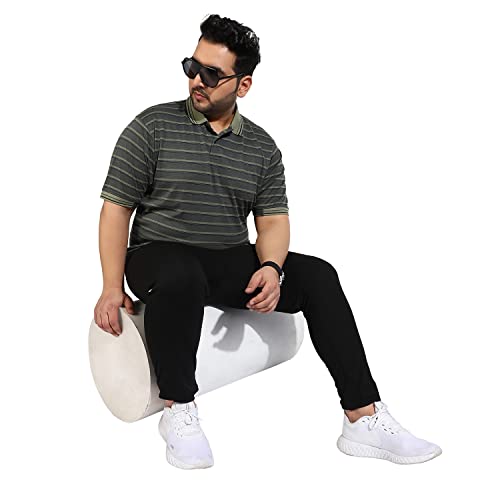 Image of CAHOOT Instafab Plus Men's Polo Neck Half Sleeve Regular Fit T-Shirt for Casual Wear | Modern Clothing T-Shirt Crafted with Comfort Fit and High-Performance for Everyday Wear