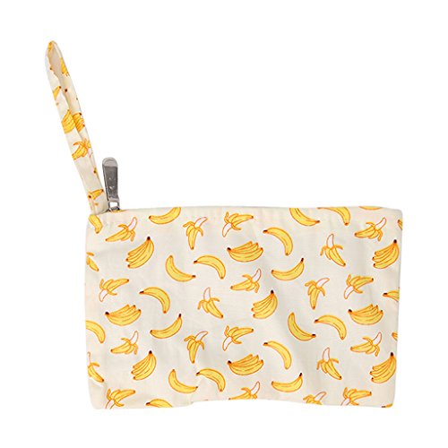 Preisvergleich Produktbild FATTERYU Leinwand Einfache Geldbörse Kopfhörer Geldkarte Schlüsselbeutel Tasche Handgelenk Gürtel Geldbörse 2