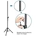 Neewer NW002-1 Wind Screen Bracket Stand with Aluminum Tube Non-slip Feet Adjustable Height 165.5 centimeters Stand Suitable for Supporting Acoustic Isolation Shield in Studio (Black)