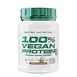 Ohne Konservierungsstoffe Scitec Nutrition 100% Vegan Protein, Aromatisiertes Getränkepulver mit pflanzlichen Proteinen, mit Vitamin B12 und Süßungsmitteln, Zuckerfrei, Glutenfrei, 1 kg, Schokolade