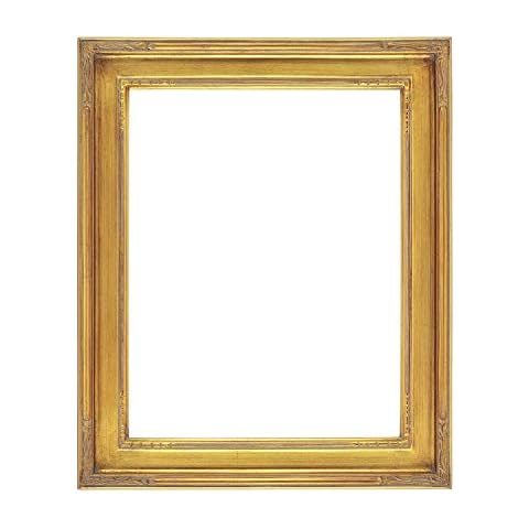 Creative Mark Plein Air Museum Collection Nouveau Picture Frame Solid Wood Composition Hand-Leafed Museum Quality Closed Corner - Gold 8x10 Cover