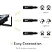Donner Wireless DMX512 Transmitter Receiver DJ 2.4G DMX Wireless Controller 7 Receivers with Built-in Battery & Light Dome & 1 Transmitter for LED Stage Disco Party Bar, Stage Lighting Control 8PCS