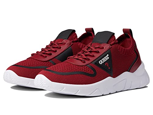 Guess Men's BRON Sneaker, Red, 12