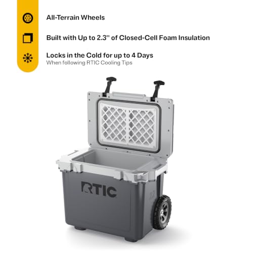 Image of RTIC 22 QT Ultra-Light Wheeled Cooler with Handle