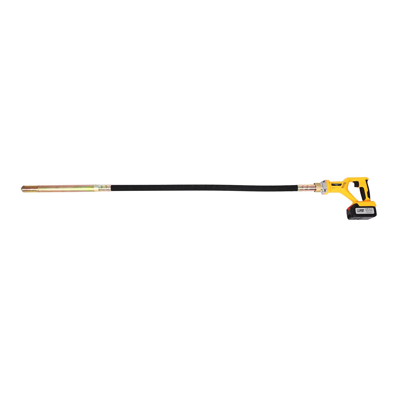 Strumento elettrico per calcestruzzo, cemento, 21 V, vibratore per bottiglie, 2000 giri/min, lunghezza 1,5 m
