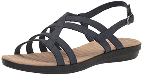 Easy Street Sandales Lobo pour femme, bleu marine, 7.5 X-Wide
