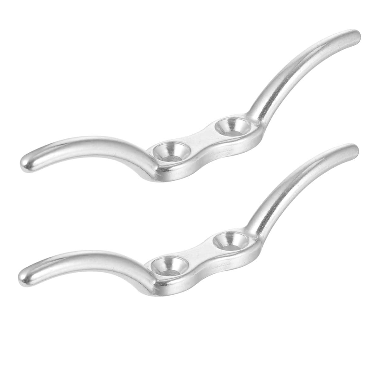 BESPORTBLE Stainless Steel Flagpole Hook 2pcs Rope Bolt Flagpole Hook for Kayak Boat