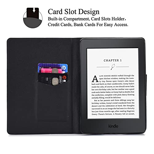 Artyond Case For Kindle Paperwhite 123, Pu Leather Folio Card Slots Case With Auto Sleep/Wake Cover For 6" Amazon Kindle Paperwhite (Fits All 2012, 2013, 2015 And 2016 Versions), Elephant #TOP2