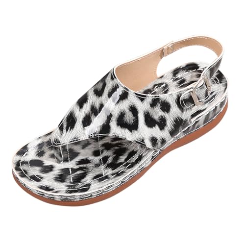 Sandalias ortopédicas para mujer, elegantes chanclas con hebilla ajustable, sandalias con separadores de dedos peep toe sandalias cómodas zapatillas de estar por casa suela gruesa sandalias para