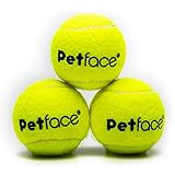 Petface Tennisbälle Hundespielzeug (3-er pack), 6 cm