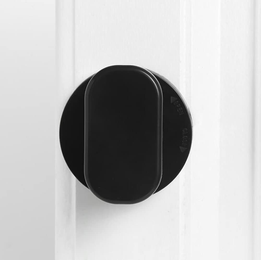 KAFENDA Sticky Strong Suction Cup Glass Door and Window Handle Kitchen Refrigerator Drawer Cabinet Handle Bathroom Wall handrail Shower handrail Suction Cup (Black)
