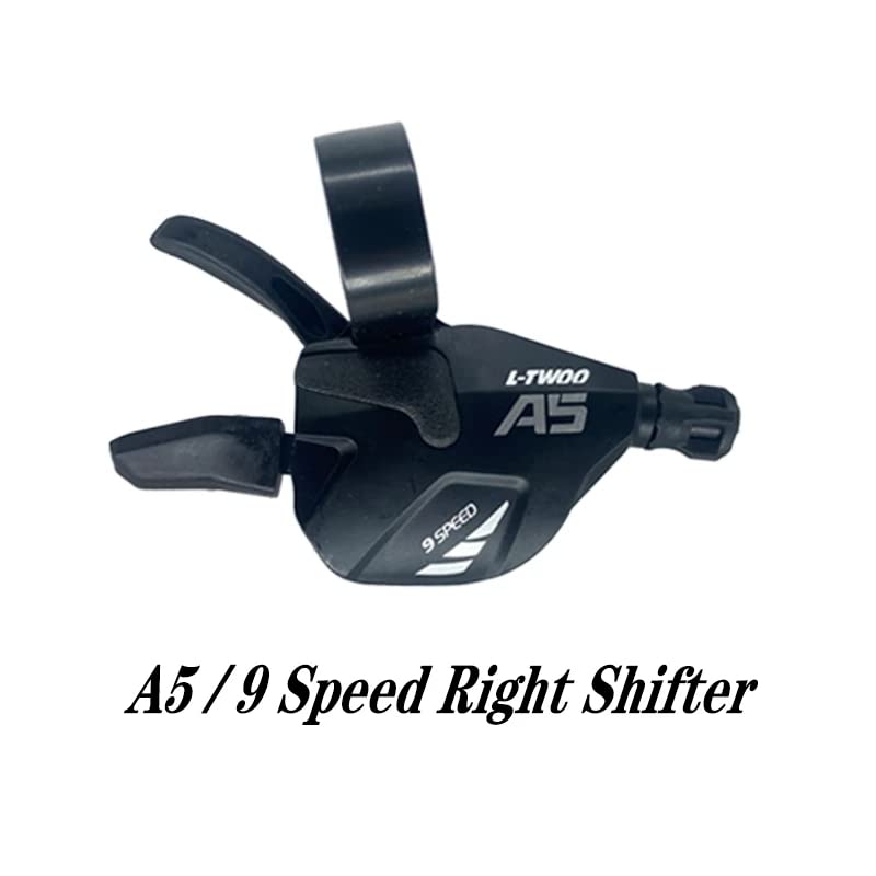 ETomey Fahrrad Schaltwerk A5 1X9 9-Fach Schaltwerke Trigger Groupset 9s 9v Schalthebel 9-Fach Schaltwerkschalter kompatibel Schaltwerke (Color : 9S ULT-Long RD)