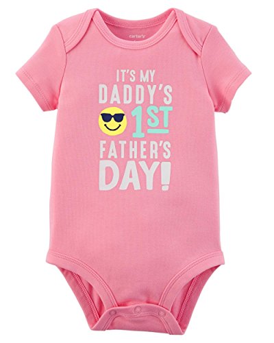 Bodysuit para el Día del Padre en bebés niñas de algodón para fotos familiares