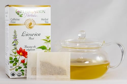 Celebration Herbals Organic Licorice Root Tea - 24 Tea Bags