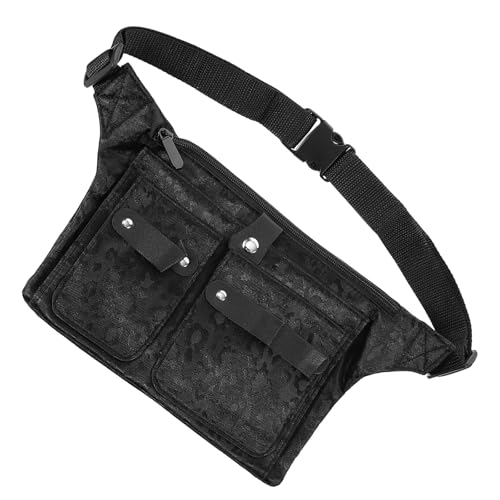 Paquet Banane Coiffure en Toile avec Ceinture Ajustable pour Ciseaux et Salon