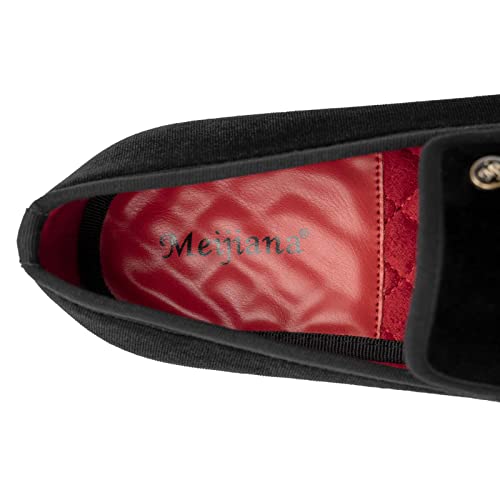 Image of Meijiana Mens Loafers Wedding Dress Shoes Slip-On Loafers for Men Tuxedo Suit Shoes