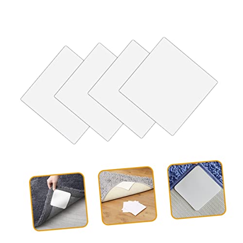 Garneck 36 Pçs Tapete Antiderrapante Adesivos Tapetes De Chão Fita Branca Tapete Preto Antiderrapant