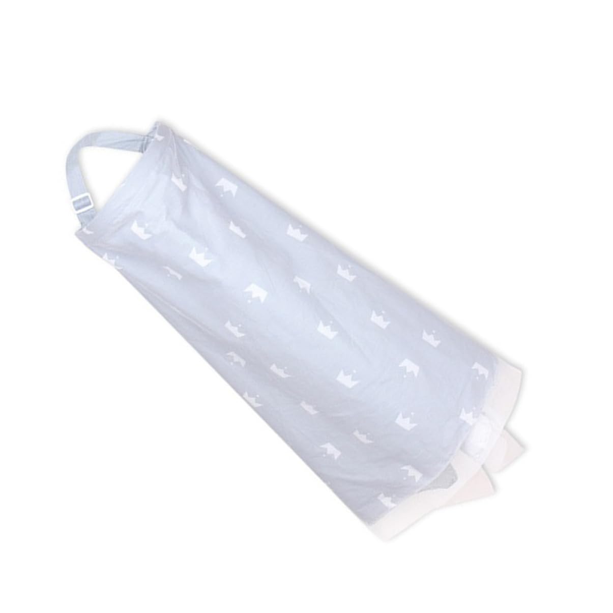 GALPADA Nursing Cover Multi Function Breastfeeding Cover with Neckline Design for Outdoor Feeding Stroller Shade and Quilt Use Soft and Durable Crown with Mesh