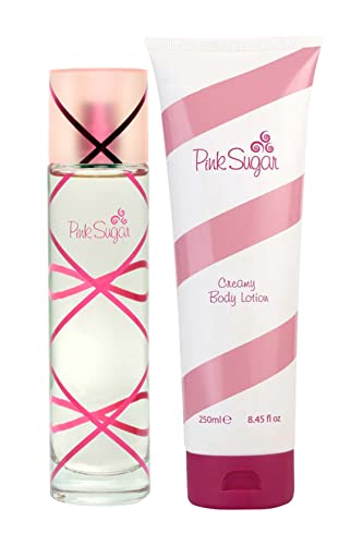 Pink Sugar 2 Piece Set, Eau De Toilette & Body Lotion, 3.4 Fl. Oz #TOP1