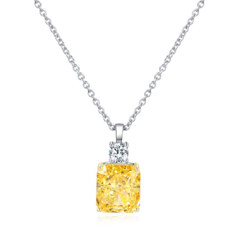 Bijoux pour femmes en argent qui ne noircissent pas avec pendentif diamant
