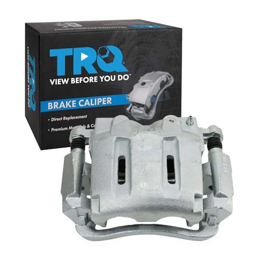 Image of TRQ Front Right Brake Caliper w /Bracket Passenger Side