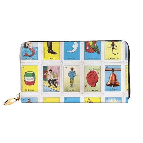 Portefeuille puzzle en cuir zippé pour homme et femme