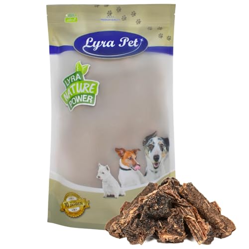 Lyra Pet® 1 kg Rindereuter 1000 g Eutersticks Kausnack für Welpen Hundefutter wie Pansen