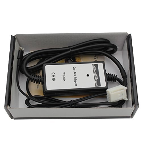 Auxillary Adapter,Yomikoo AUX Car MP3 Player Radio Interface AUX in Adapte 3.5mm Aux Interface for Toyota (6+6) Pin Connector 2005-2010 Camry 2005-2011 Corolla 2003-2010 RAV4 - Thumbnail 3