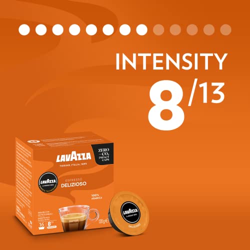 Lavazza A Modo Mio Espresso Delizioso Coffee Machine 16 Capsules Pods 1 Box
