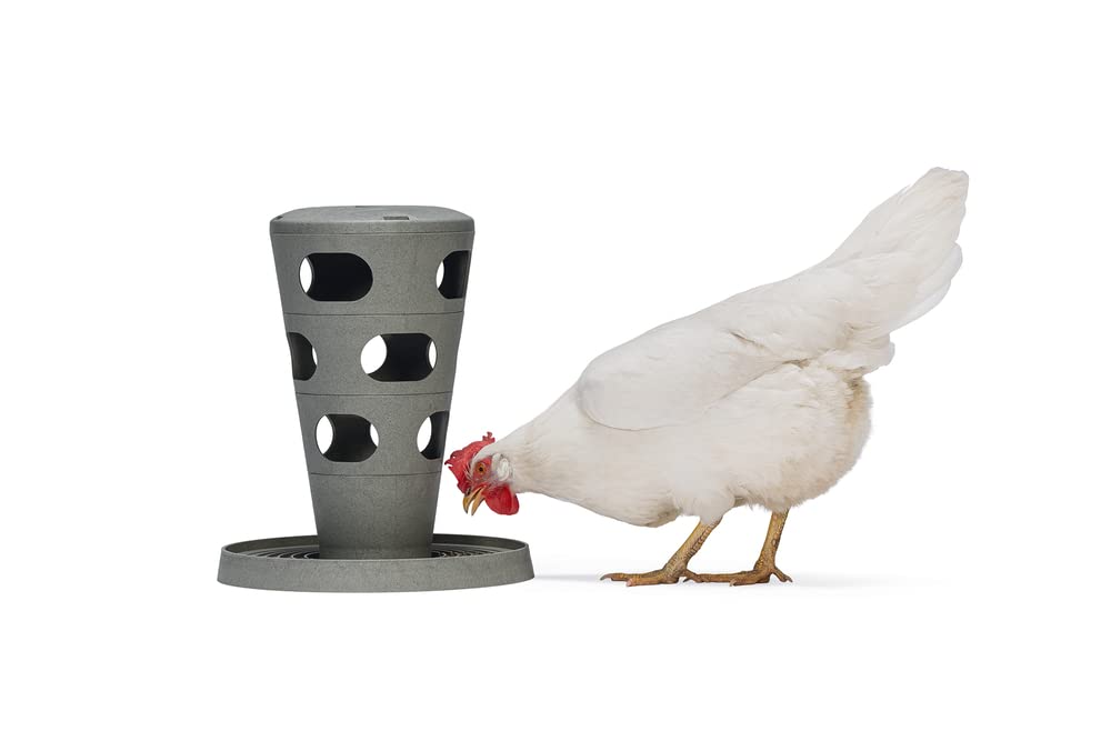 Beeztees BZ Huehner Feeding Tower 30 x 30 x 36 cm Grey