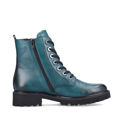 Remonte Damen Chelsea Boots D8671, Frauen Stiefeletten,lose Einlage,uebergangsschuhe,uebergangsstiefel,Schlupfstiefel,flach,Stiefel,blau (12),39 EU