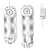 Joytential Electric Shoe Dryer, Boots Dryer with Controller, Heated Shoe Warmer 3/6/9 Hours Auto Off Timer Silent Drying for Shoes, Gloves, Socks (Standard UK Plug)