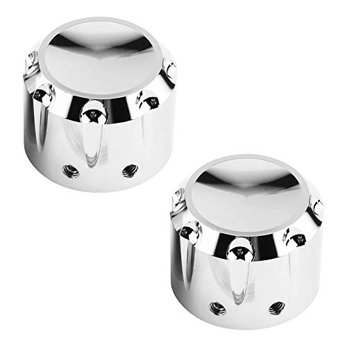 2 Stück CNC Aluminium Motorrad Vorderachse Nut Abdeckung - Anpassbar für Modelle mit Plattierung