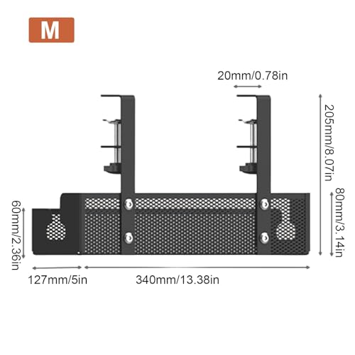 Gestion des câbles en treillis métallique robuste à forte capacité de charge