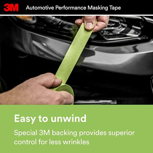 Image of 3M Automotive Performance Masking Tape, 03435, 48 mm x 32 m, 1 Roll
