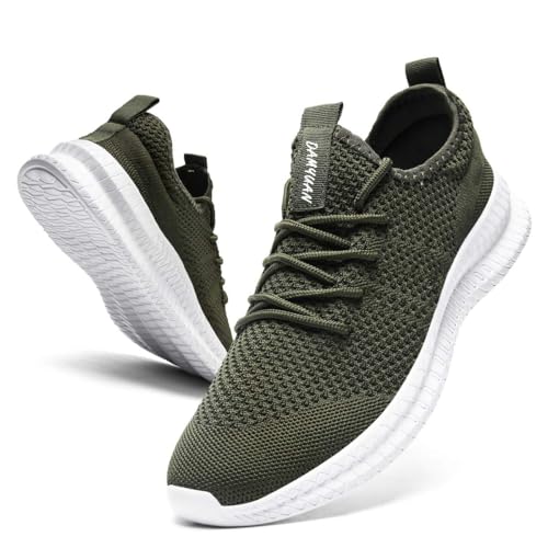 Image of FUJEAK Men Running Shoes Men Casual Breathable Walking Shoes Sport Athletic Sneakers Gym Tennis Slip On Comfortable Lightweight Shoes